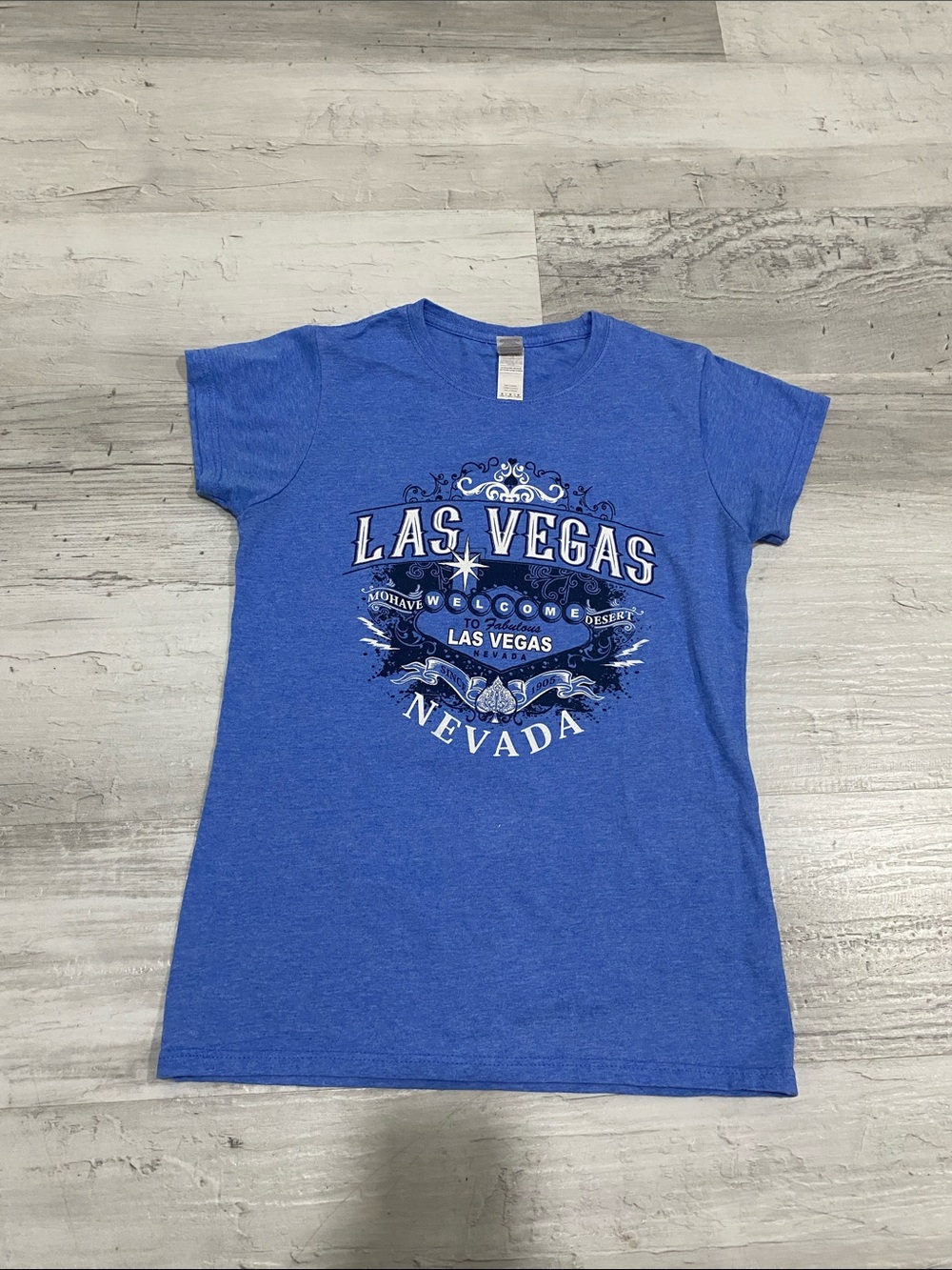 Las Vegas Nevada women Graphic Tee - Blue